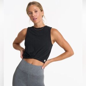 Vuori Cove Tank - Black Heather - S